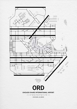 Chicago O'Hare International Airport Map