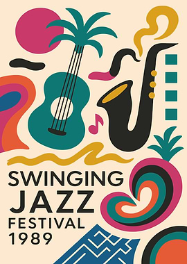 Swinging Jazz Festival 1989 Poster