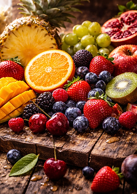 Assortment of Fresh Fruits