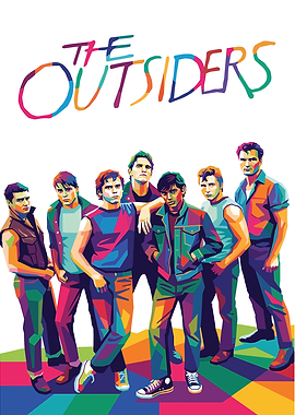 The Outsiders Group Pop Art