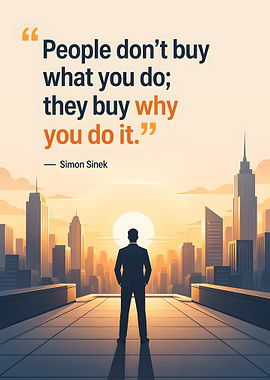 Man overlooking city at sunrise