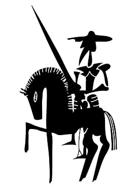 Don Quixote on Horseback
