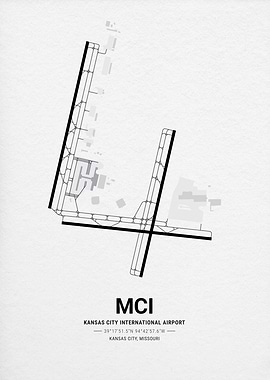 Kansas City International Airport Map