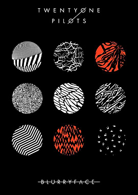 Twenty One Pilots Blurryface Album Art