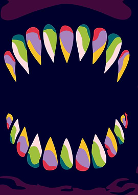 Colorful Monster Teeth