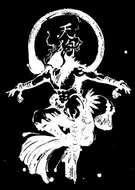 Ink Wash Monkey King