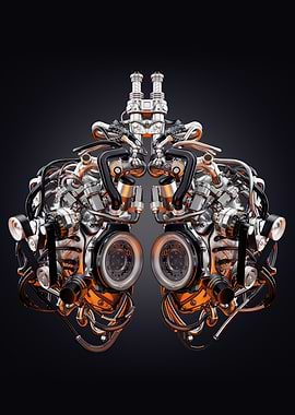 Intricate Mechanical Lungs