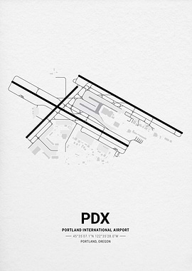 Portland International Airport Map