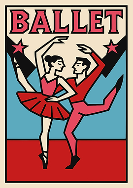 Ballet Dancers Poster