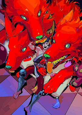 Zagreus with Cerberus