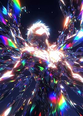 Crystalline Angelic Figure
