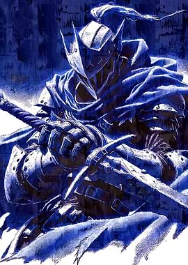 Knight with Crossed Swords