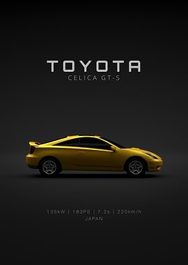 Toyota Celica GT-S Poster