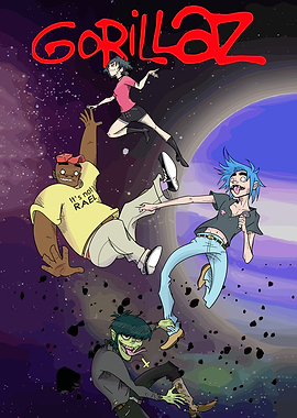 Gorillaz in Space