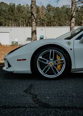 Ferrari 488 White