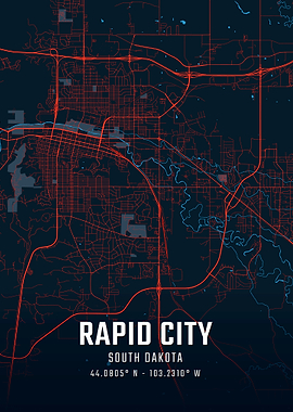 Rapid City South Dakota Map