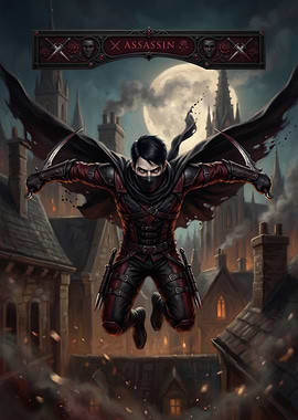 Assassin in Medieval City