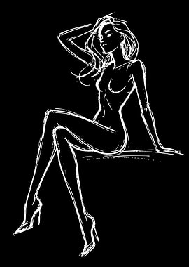 Fashion Sketch of a Woman