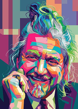 Colorful Portrait of a Man