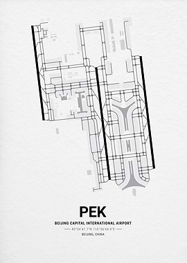 Beijing Capital International Airport Map