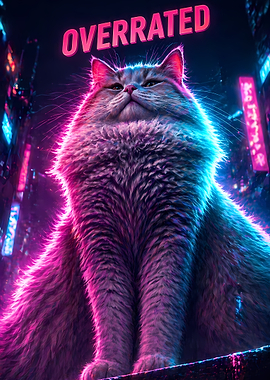 Overrated Cyberpunk Cat
