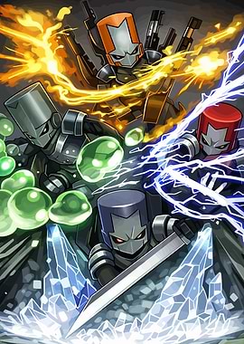 Four Knights of Elemental Magic