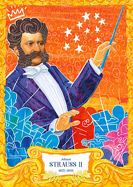 Johann Strauss II Conducting