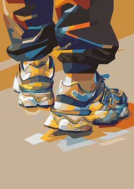 Pop Art Sneakers and Pants