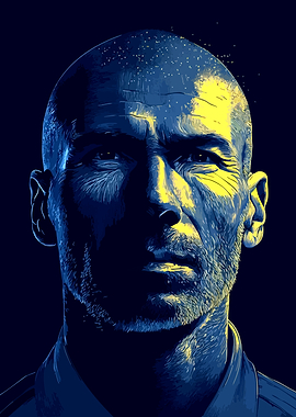 Zinedine Zidane Portrait