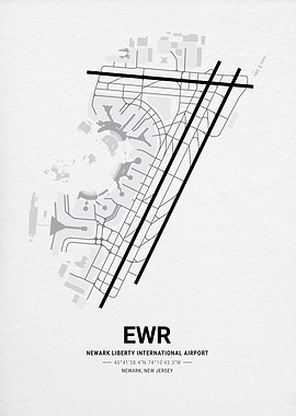 Newark Liberty International Airport Map