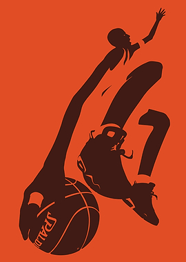 Basketball Player Silhouette