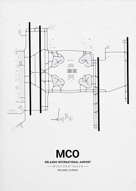 Orlando International Airport Map