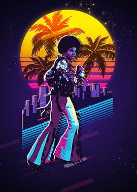 Retro Michael Jackson Pop Art