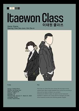Itaewon Class Minimalist Poster
