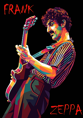 Frank Zappa Pop Art Portrait