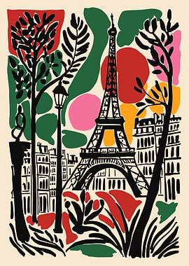 Eiffel Tower Paris Art