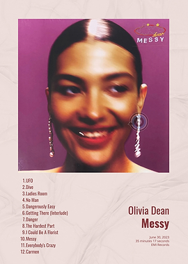 Olivia Dean Messy Album Cover