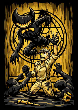 Bendy and the Ink Machine Horror Scene