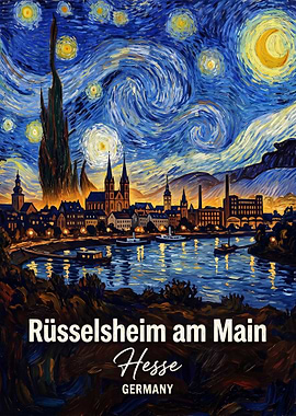 Russelsheim am Main Van Gogh Style