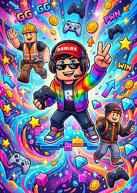 Roblox Gaming Victory Celebration