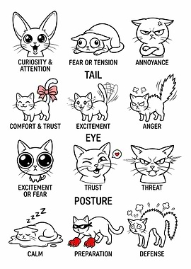 Cat Emotions and Body Language Guide