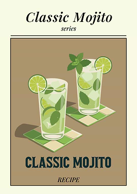 Refreshing Classic Mojito - The Art of Drinks Series