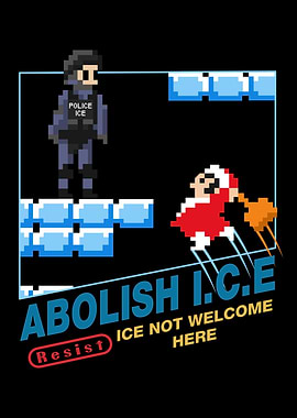 Abolish ICE Pixel Art