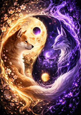 Yin Yang Foxes