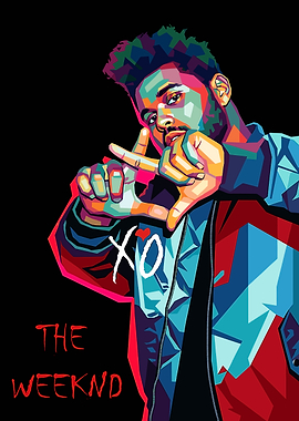 The Weeknd XO Pop Art