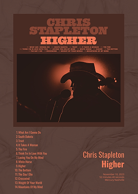 Chris Stapleton Higher Album Art