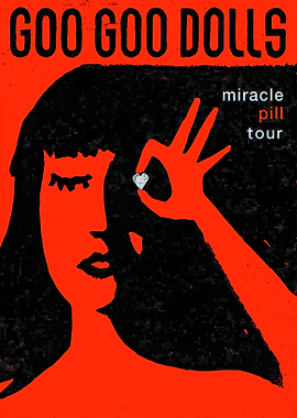 Goo Goo Dolls Miracle Pill Tour Poster