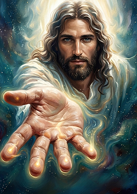 Jesus Reaching Out Hand