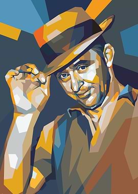 Sam Snead's illustrations in pop art style