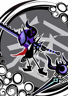 Dark Character with Sword